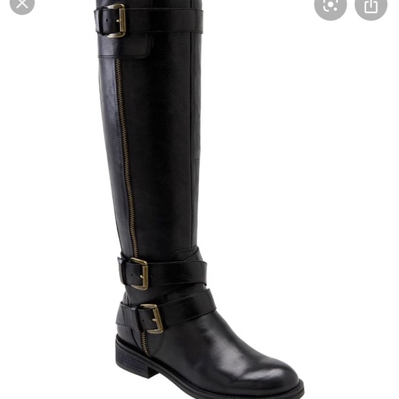 enzo angiolini black leather boots